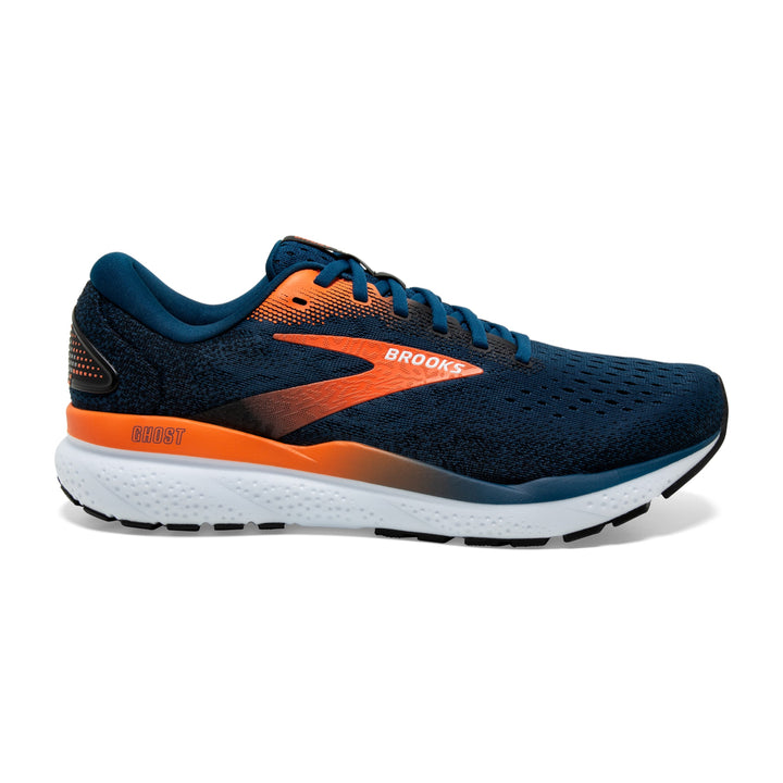 Brooks Ghost 16 para hombre: azul ópalo/negro/capuchina (1104181D474) 