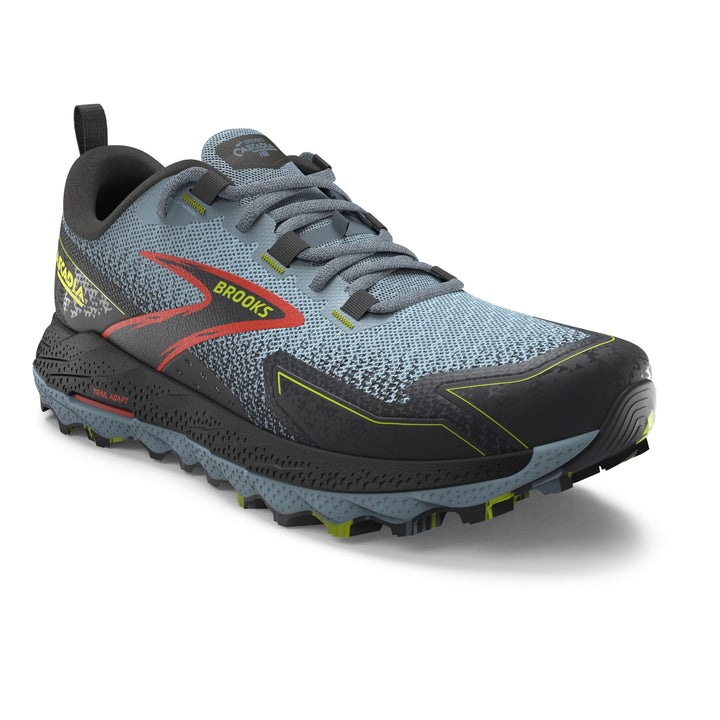 Brooks Cascadia 18 para hombre: color citadel/ébano/lima (1104261D004)