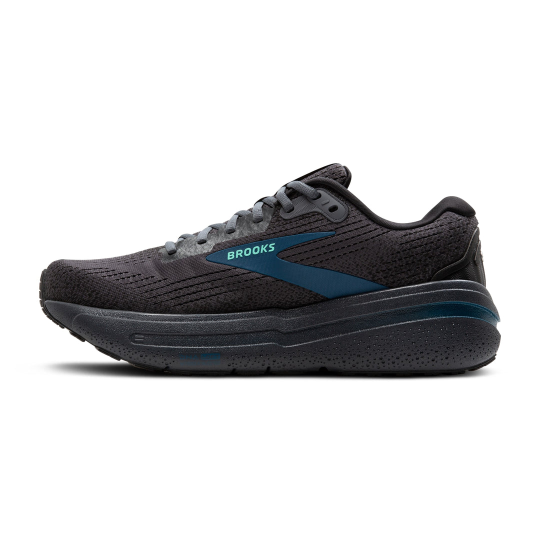 Brooks Ghost Max 2 para hombre: ébano, cacatúa y zafiro azul (1104311D081)