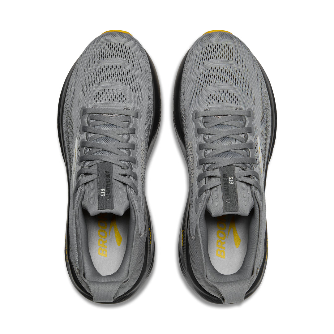 Brooks Men's Adrenaline GTS 26 (Extra Wide) - Primer Grey/Ebony/Jasmin