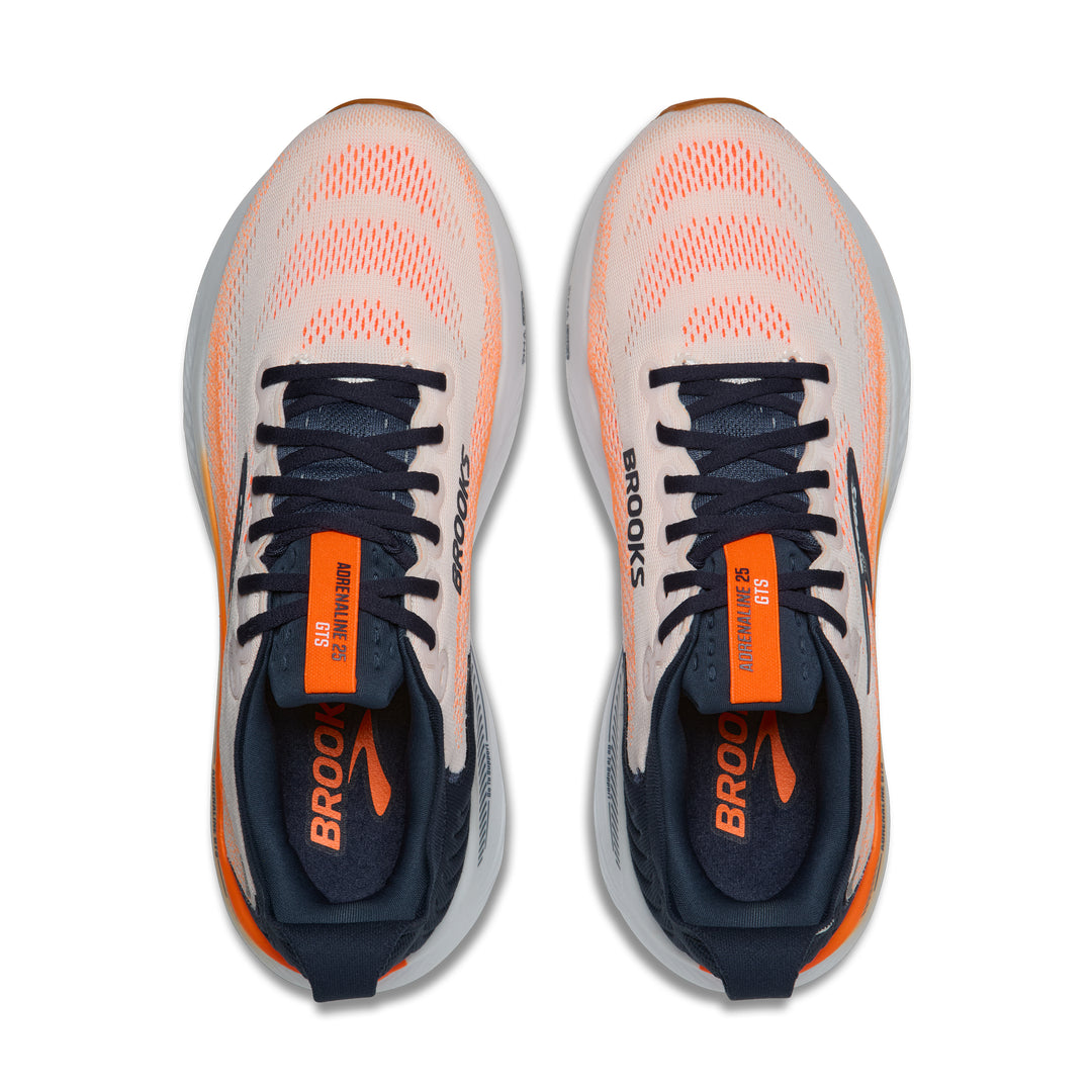 Brooks Men's Adrenaline GTS 26 - White/Spellbound/Orange