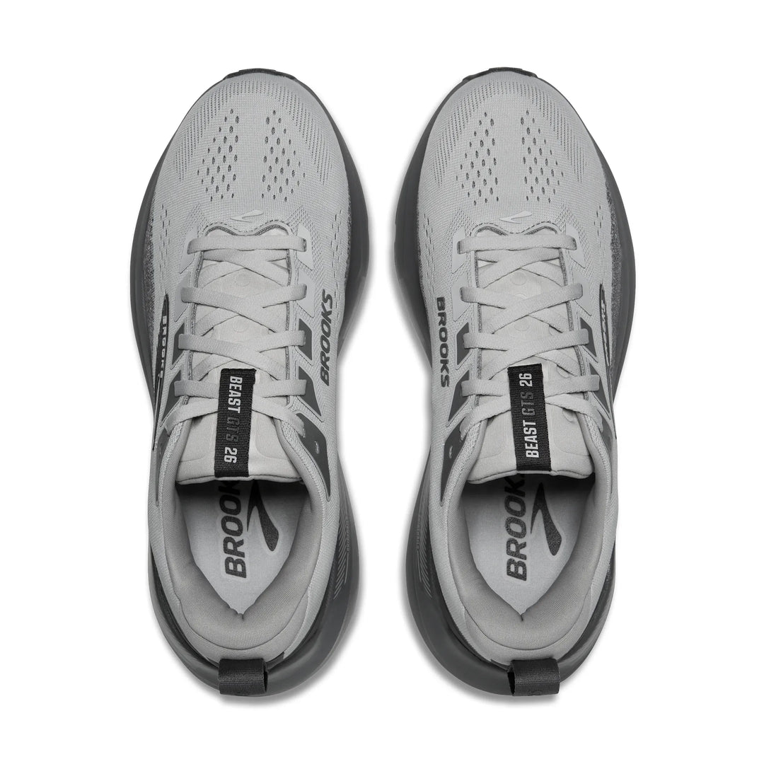 Brooks Men's Beast GTS 26 (Wide) - Gray/Gray/Blackened Pearl