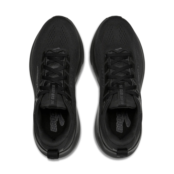 Brooks Men's Beast GTS 26 (Extra Wide) - Black/Black/Grey