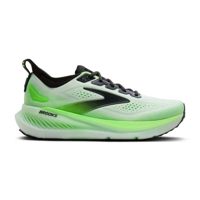Men's Brooks Glycerin 23 - White/Phantom/Green Gecko