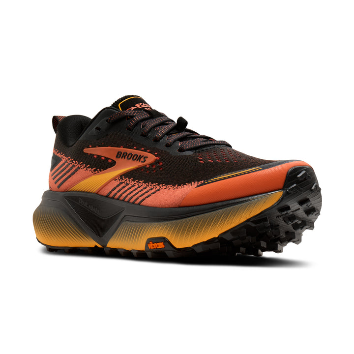 Brooks Men's Ghost Amp - Black/Tigerlily/Orange