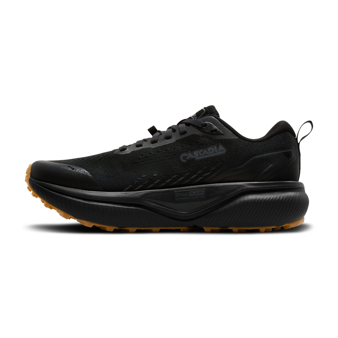 Brooks Men's Ghost Amp - Black/Ebony/Gum