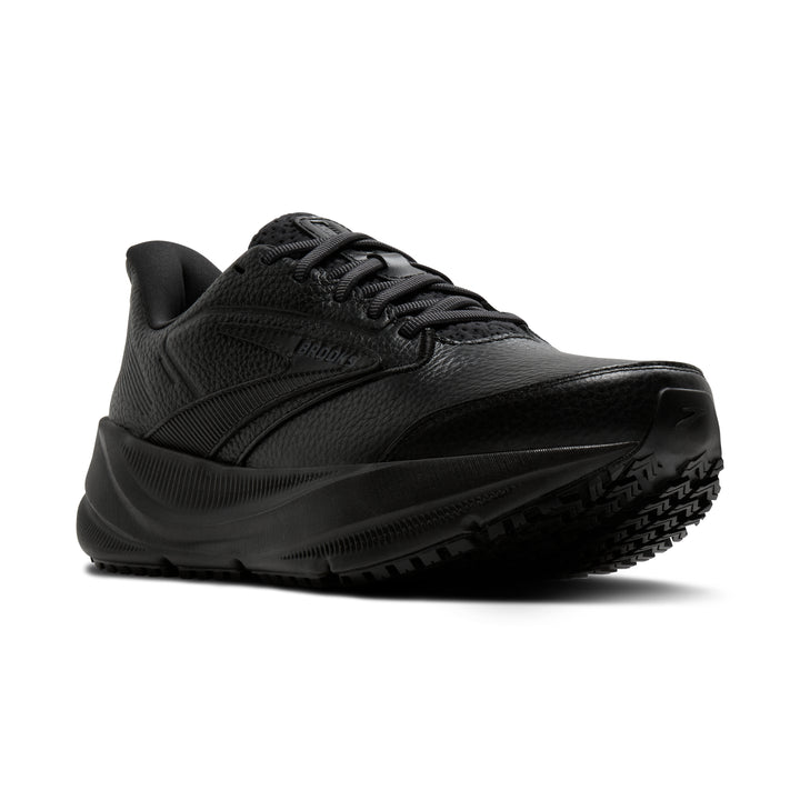 Brooks Men's Ghost Max Slip Resistant (Extra Wide) - Black/Black angle