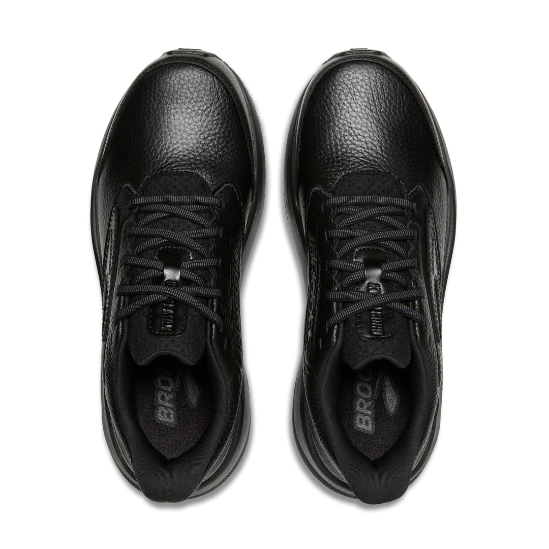 Brooks Men's Ghost Max Slip Resistant (Extra Wide) - Black/Black top
