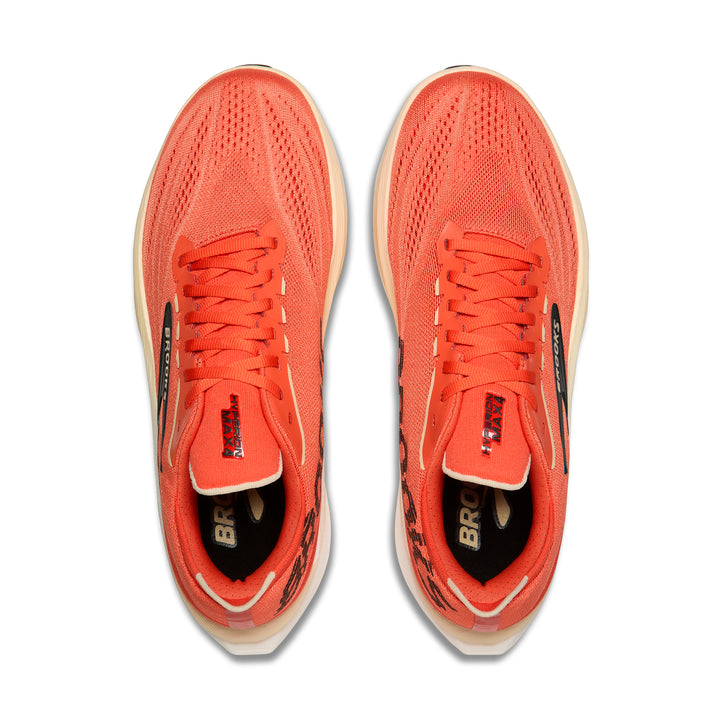 Brooks Men's Ghost Amp - Tigerlily/Wood Ash/Black