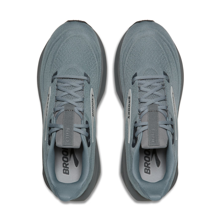 Brooks Men's Revel 9 (Wide) - Primer Grey/Oyster/Ebony top