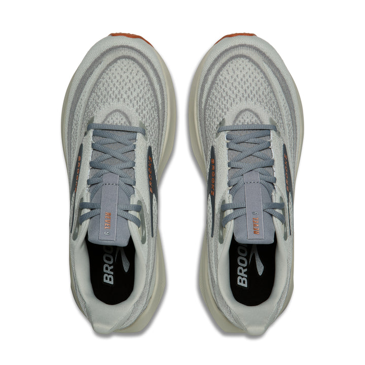 Brooks Men's Revel 9 (Wide) - Grey/Grey/Brown top