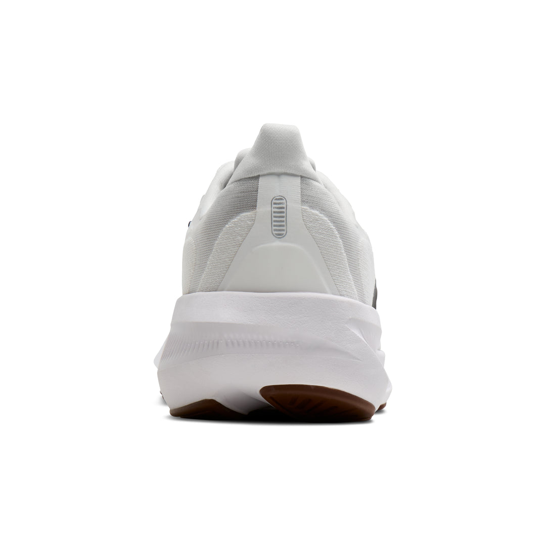 Brooks Men's Revel 9 (Wide) - White/Grey/Black heel