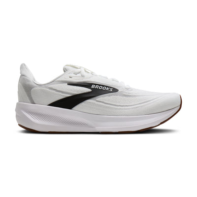 Brooks Men's Revel 9 - White/Grey/Black lateral