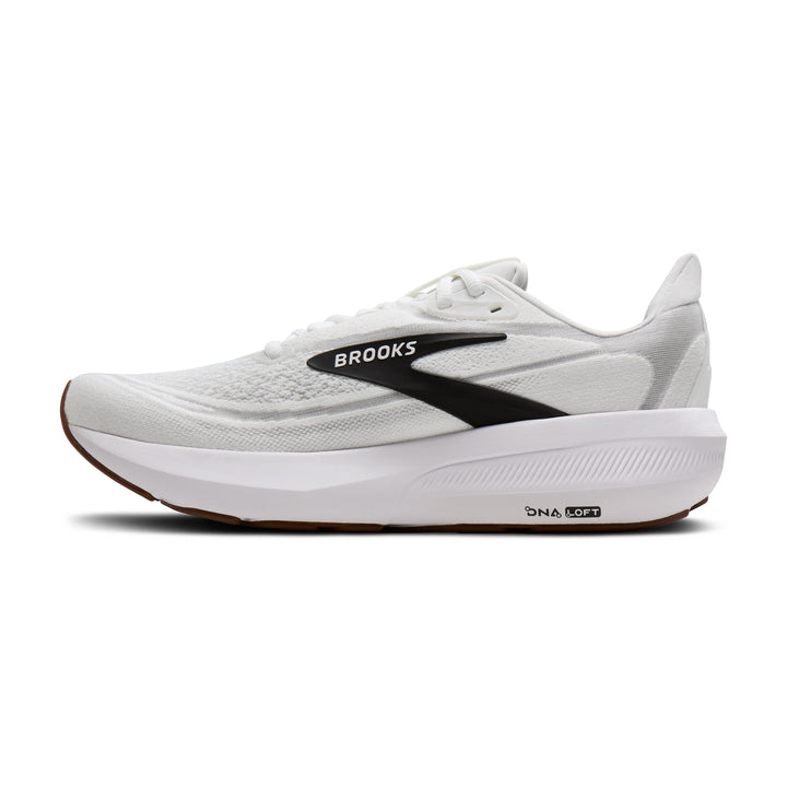 Brooks Men's Revel 9 (Wide) - White/Grey/Black medial