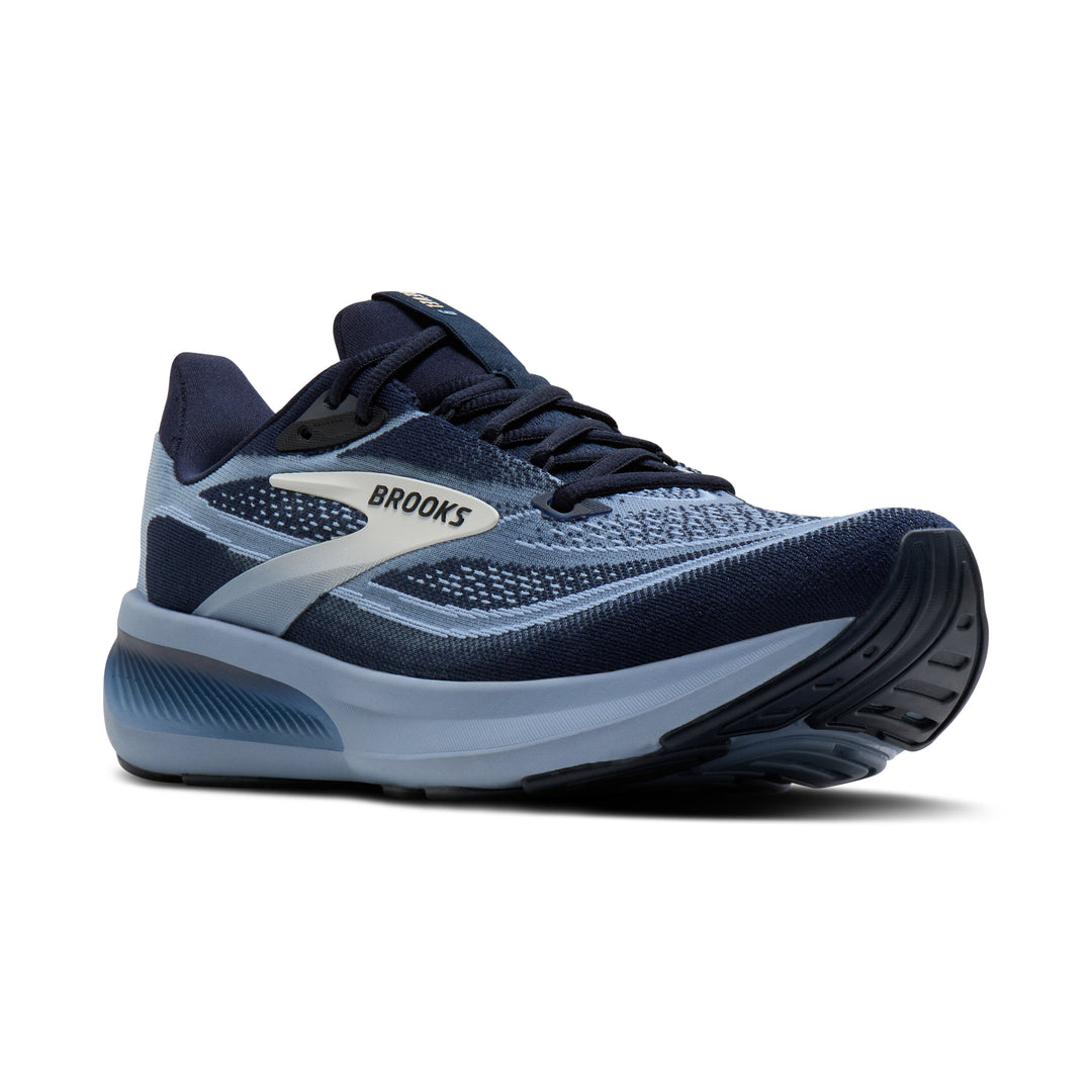 Brooks Men's Revel 9 - Navy/Blue/Blue Wash angle