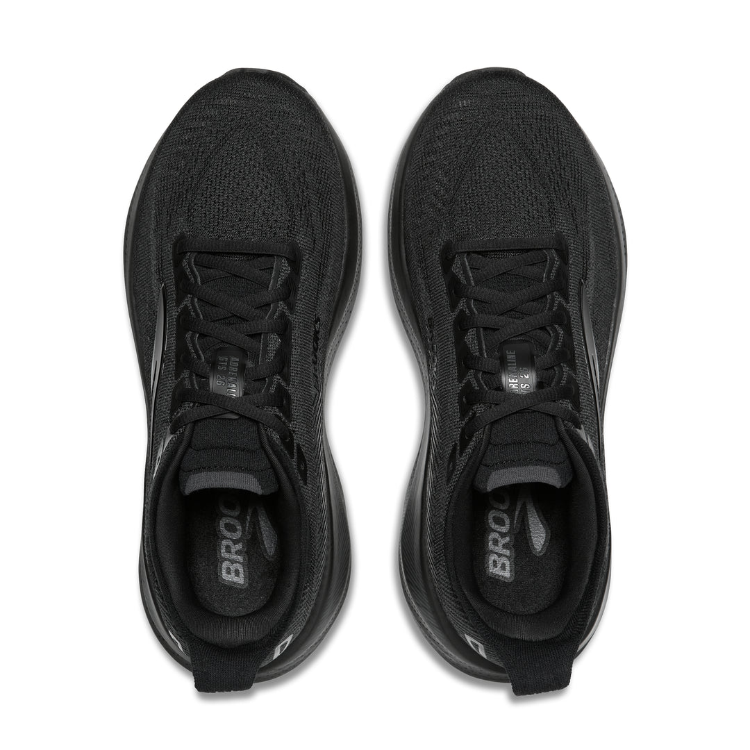 Brooks Men's Adrenaline GTS 26 (Wide) - Black/Black/Ebony