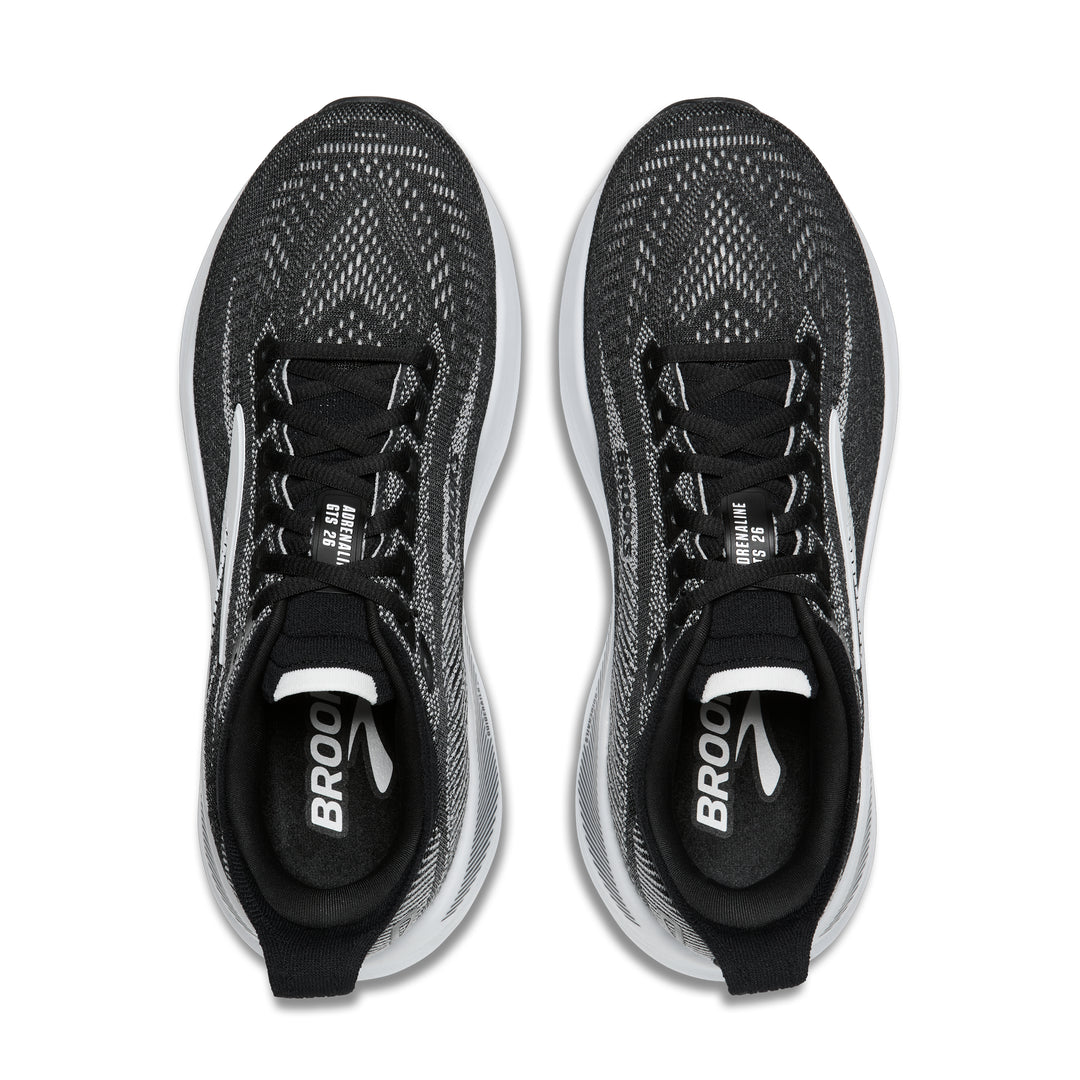 Brooks Men's Adrenaline GTS 26 (Wide) - Black/Grey/White