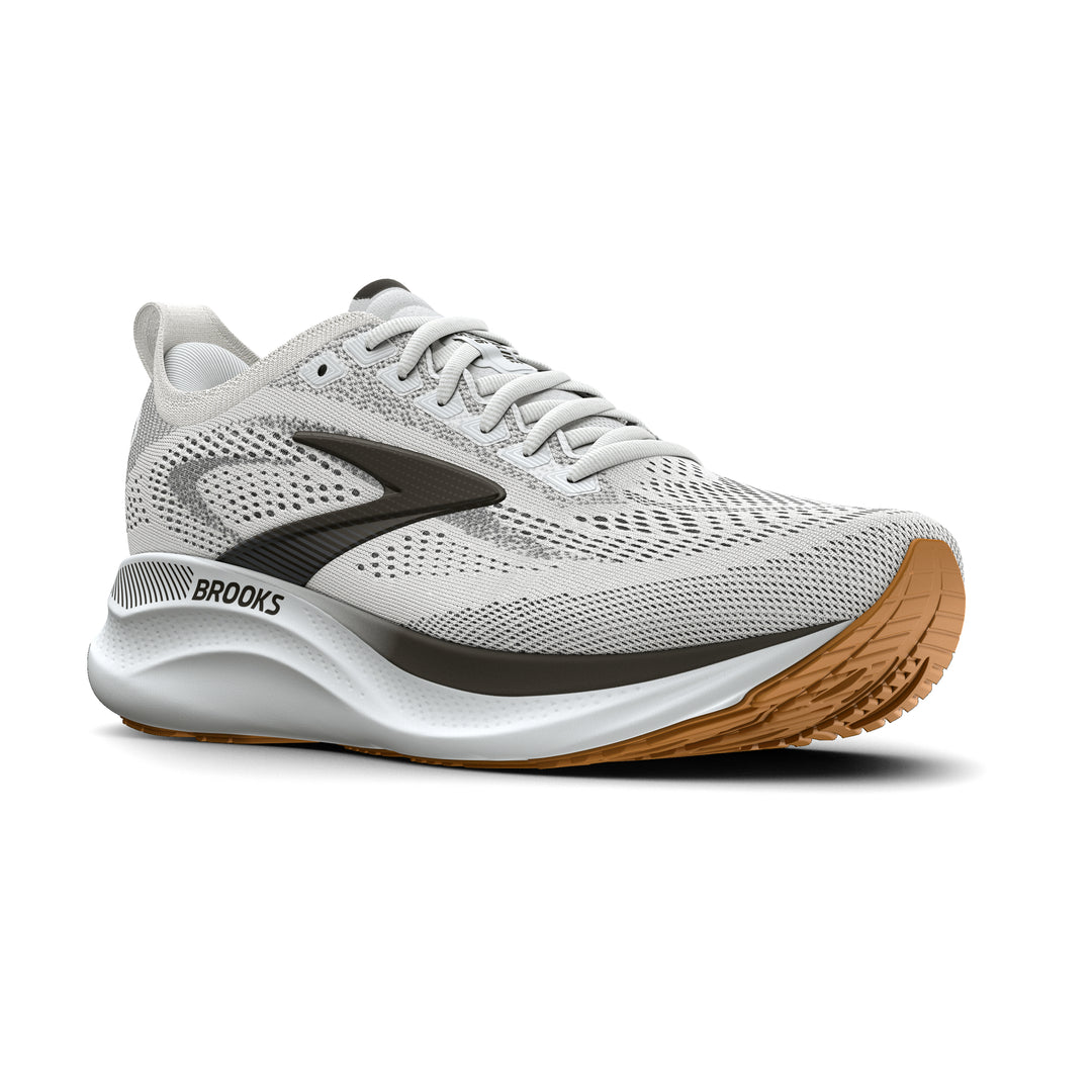 Brooks Men's Adrenaline GTS 26 (Wide) - White/Black/Gum