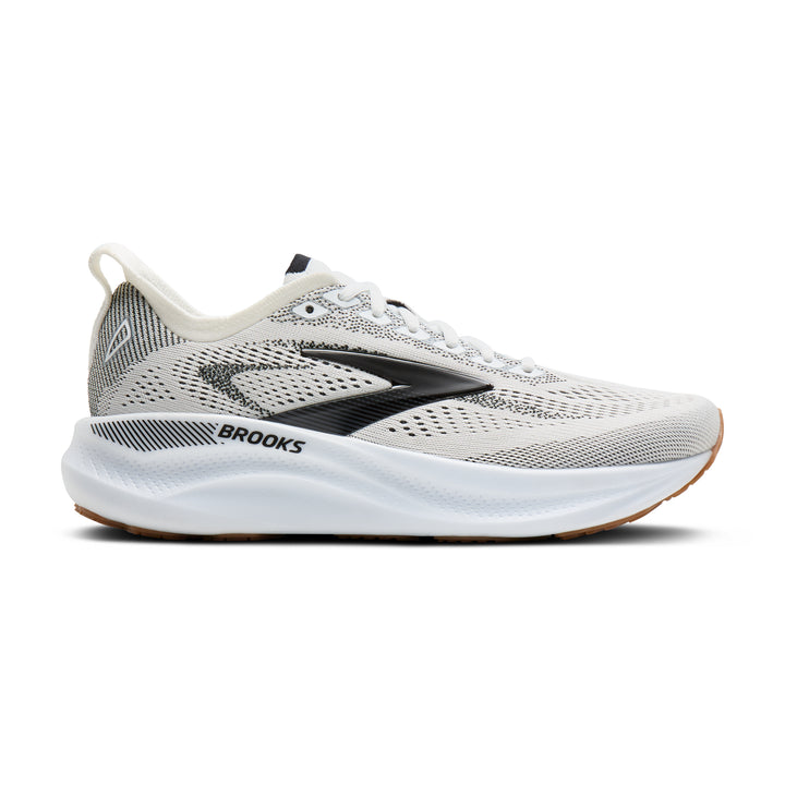 Brooks Men's Adrenaline GTS 26 (Wide) - White/Black/Gum