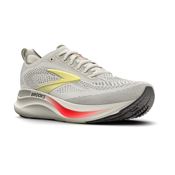Brooks Men's Adrenaline GTS 26 - Tofu/Lemonade/FieryCoral