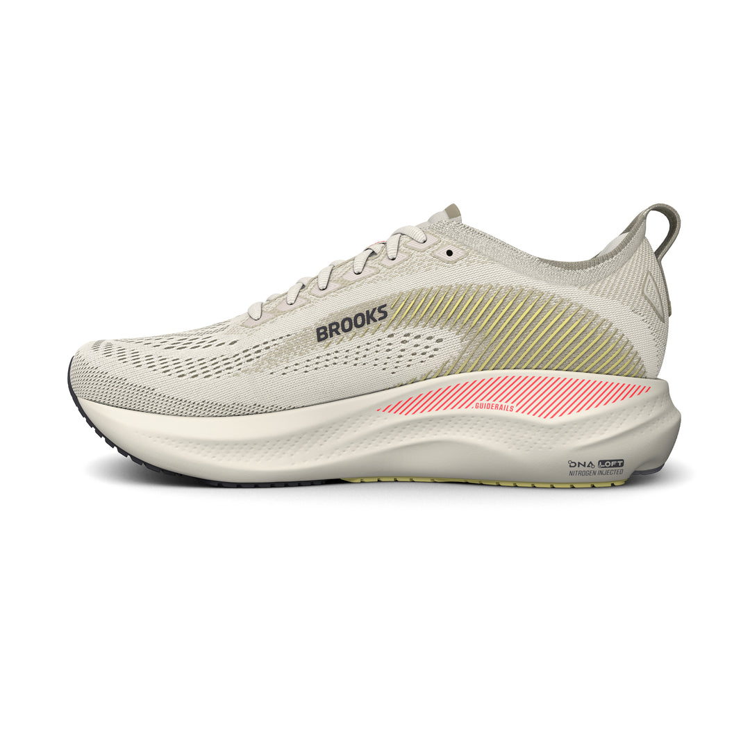 Brooks Men's Adrenaline GTS 26 - Tofu/Lemonade/FieryCoral