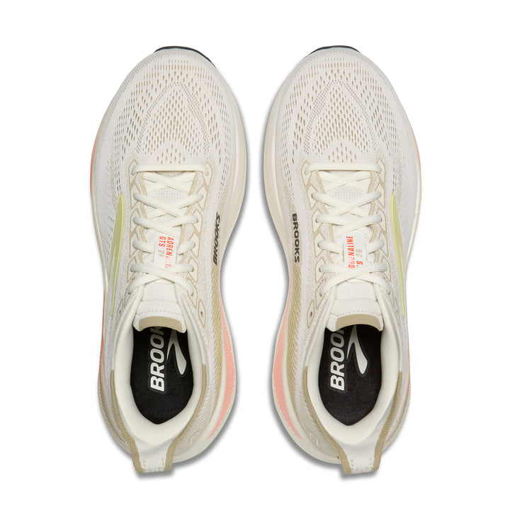 Brooks Men's Adrenaline GTS 26 - Tofu/Lemonade/FieryCoral