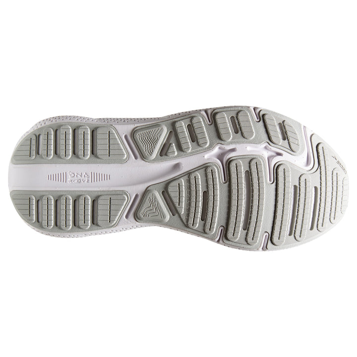 Brooks Ghost Max para mujer: blanco/ostra/plata metalizada (1203951B124)