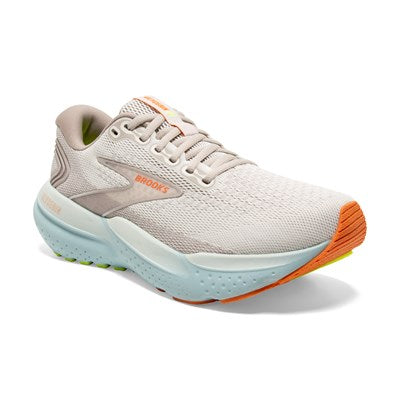 Brooks Womens Glycerin 21- Coconut/Aqua/Autumn Sunset (1204081B195)
