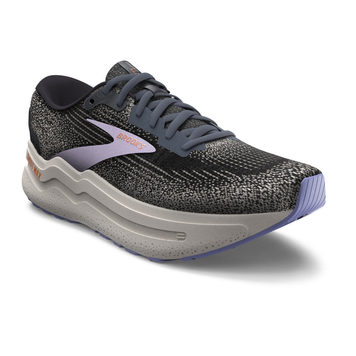 Brooks Ghost Max 2 Wide para mujer: ébano, lavanda dulce y aleación (1204201D005) 