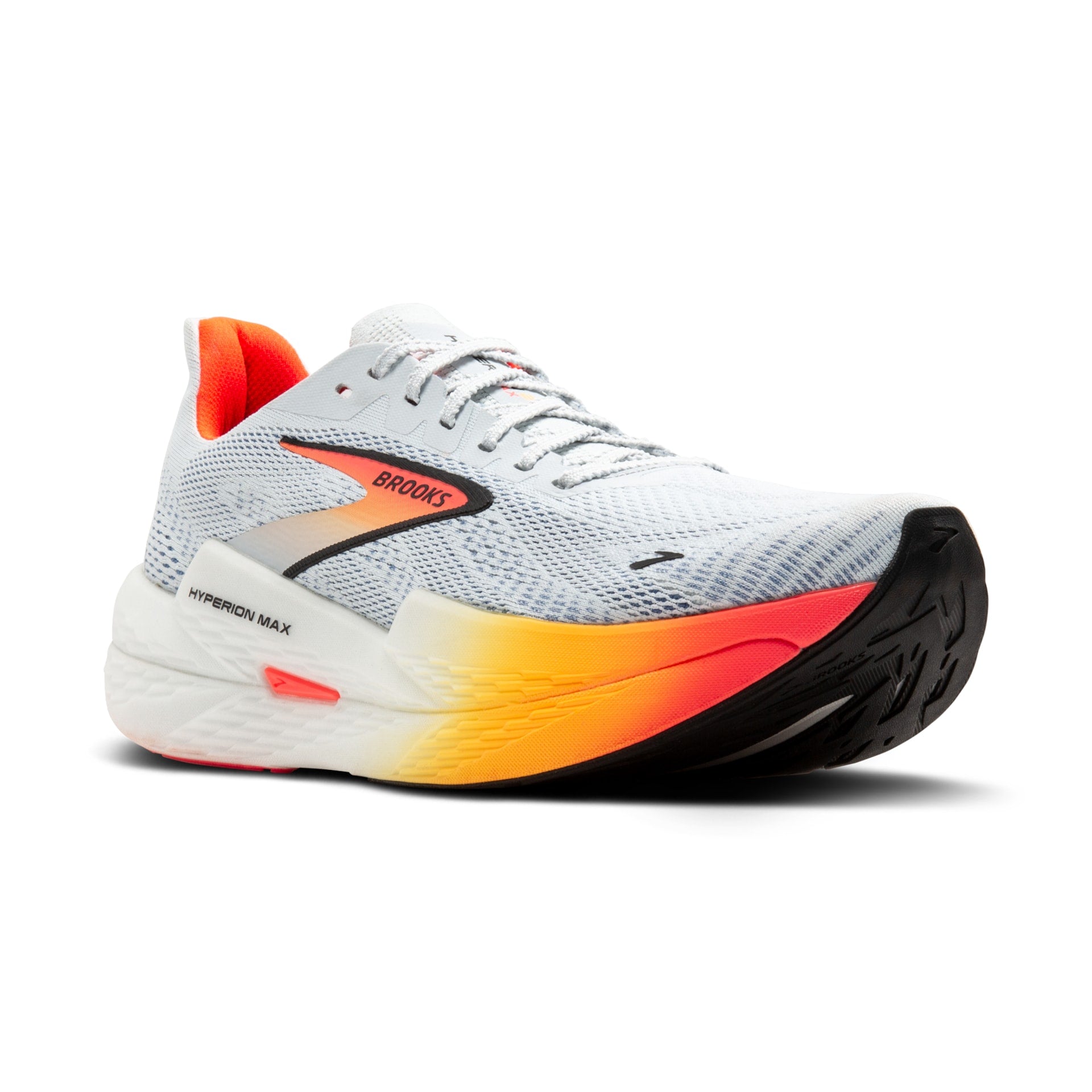 Brooks Mens Hyperion Max 2- Illusion/Coral/Black (1104341D443