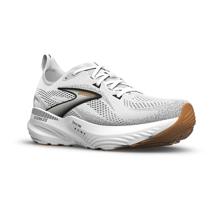 Brooks Womens Glycerin GTS 22 White/Grey/Black (20435-135)