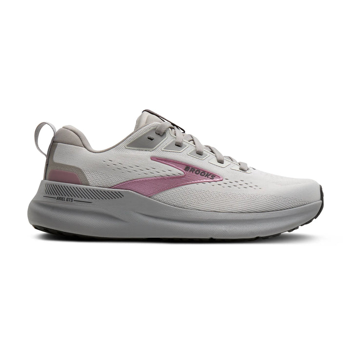 Brooks Women's Ariel GTS 26 - Oyster Mushroom/Alloy/Pink