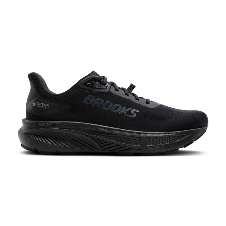 Brooks Women's Ghost 18 GTX - Black/Black/Ebony lateral