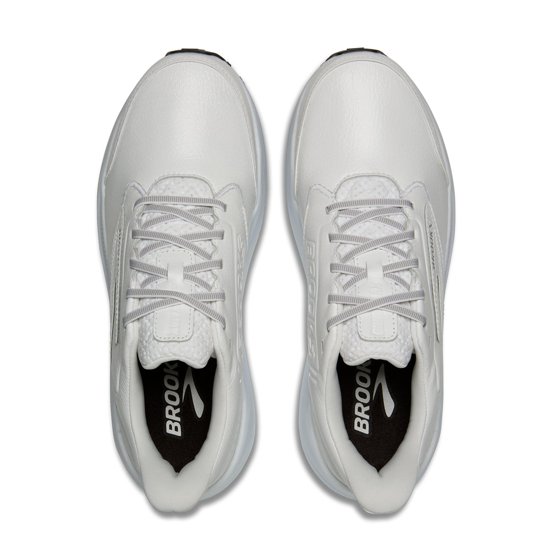 Brooks Women's Ghost Max Slip Resistant - White/White top