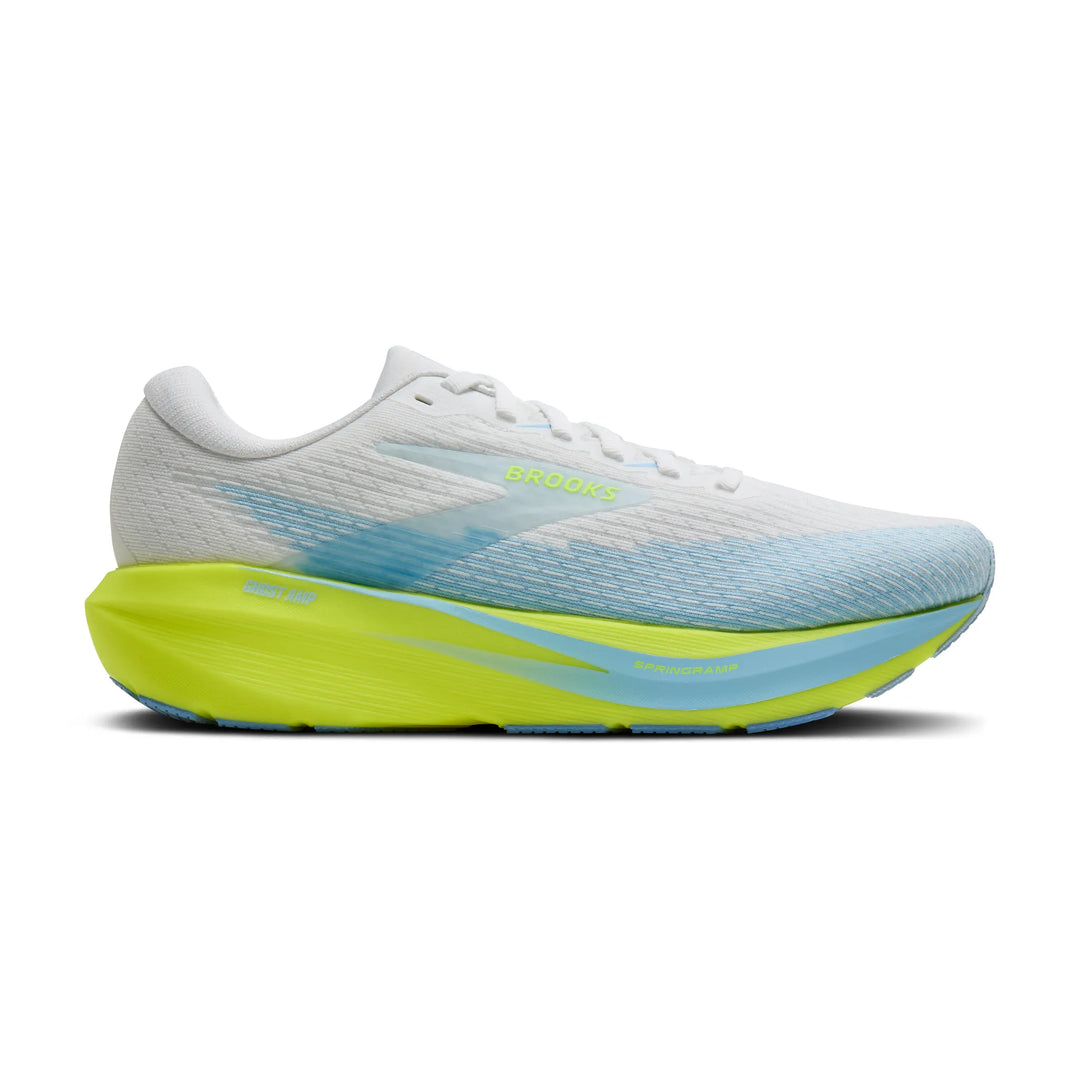 Brooks Women's Ghost Amp (Wide) - Grey/Grey/Paradise Green