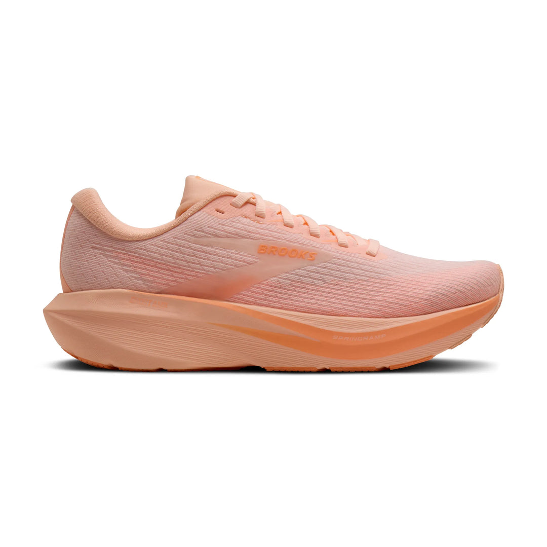 Brooks Women's Ghost Amp - Peach/Peach/White