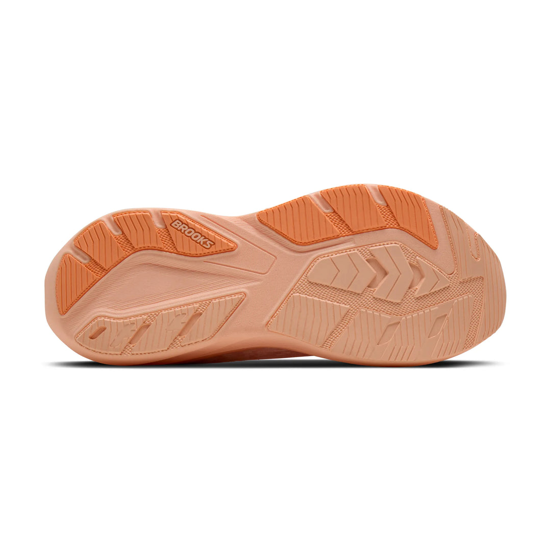 Brooks Women's Ghost Amp - Peach/Peach/White