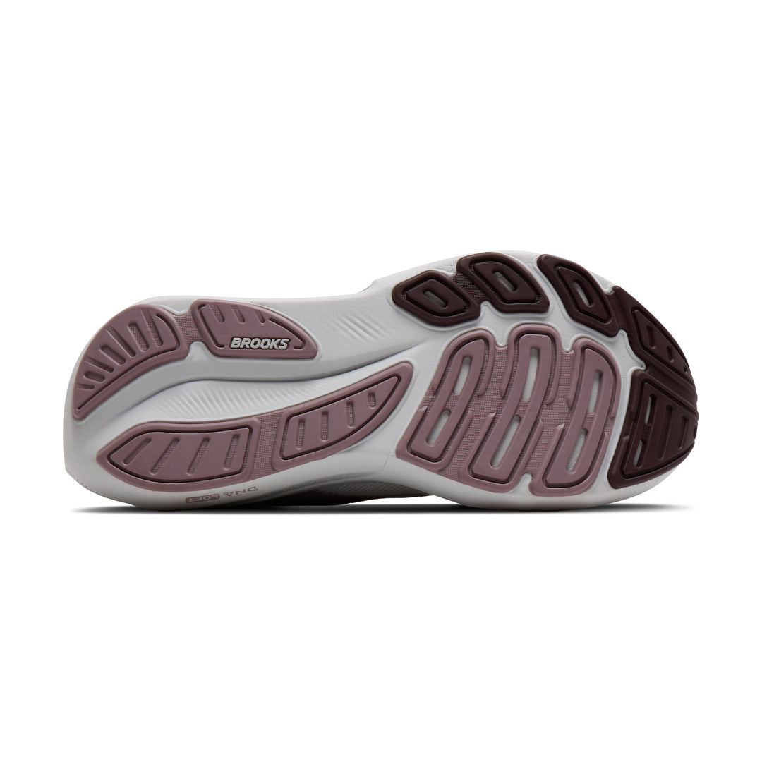 Brooks Women's Revel 9 - Grey/Rose/Raisin sole