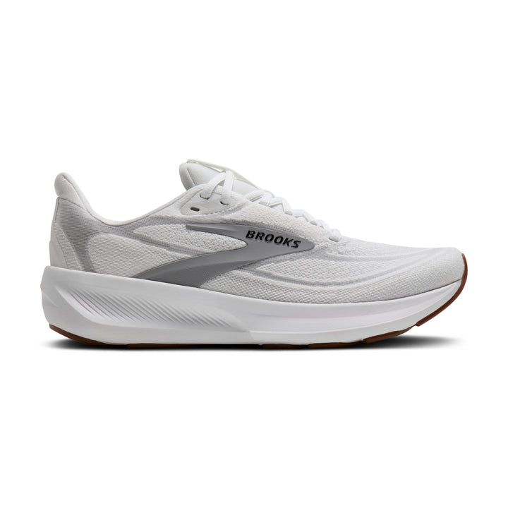 Brooks Women's Revel 9 (Wide) - White/Grey/Black lateral