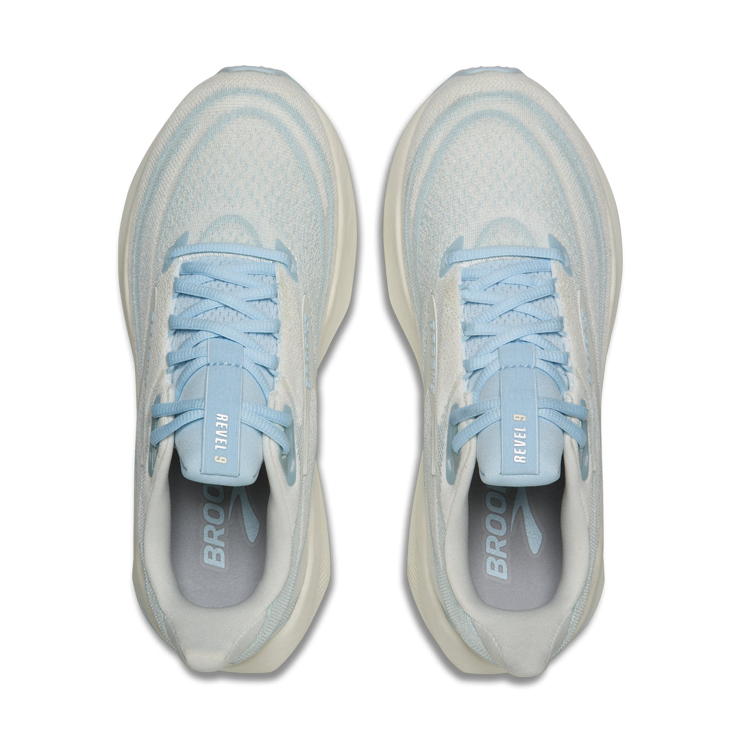 Brooks Women's Revel 9 - Blue/Blue Wash/Metallic top