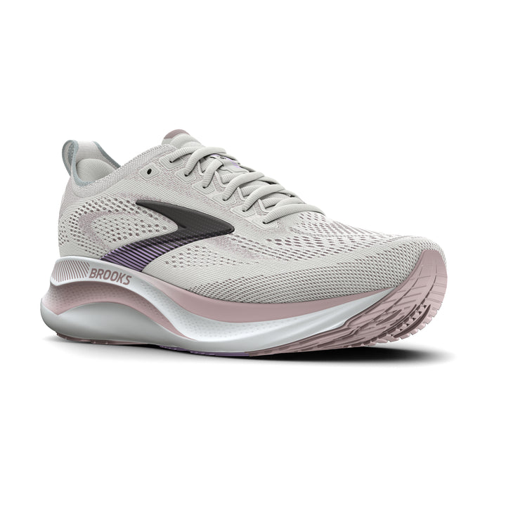 Brooks Women's Adrenaline GTS 26 (Wide) - Blanc/VioletIce/HyperIris