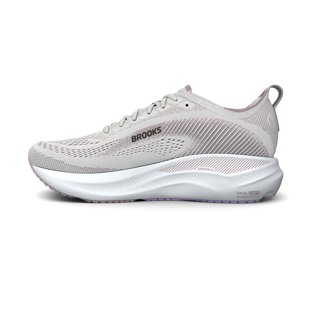 Brooks Women's Adrenaline GTS 26 (Extra Wide) - Blanc/VioletIce/HyperIris