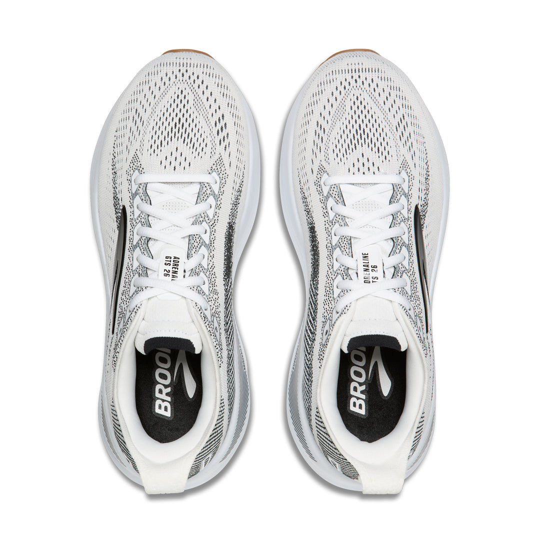 Brooks Women's Adrenaline GTS 26 (Wide) - White/Black/Gum