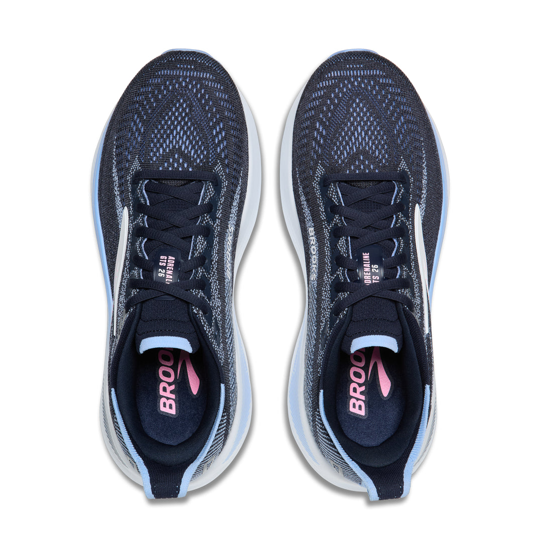 Brooks Women's Adrenaline GTS 26 - Navy/Cornflower/Pink