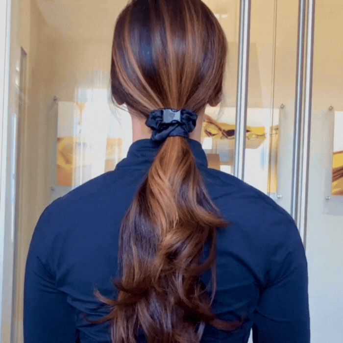 Winter Wonderland Bundle - 3-Pack Hanukkah Holiday Buckle Scrunchies - No Snagging, No Tangles