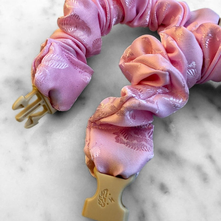 Empress Pink Buckle Scrunchie - Lunar New Year Áo Dài - No Snagging, No Tangles