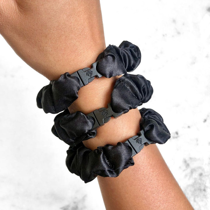 MINI 3-Pack Buckle Scrunchies Bundle - No Snagging, No Tangles