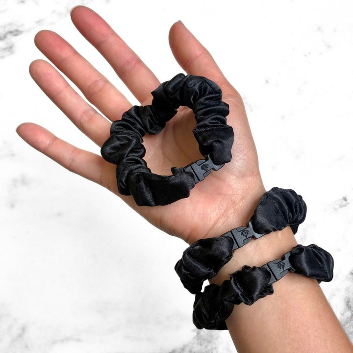 MINI 3-Pack Buckle Scrunchies Bundle - No Snagging, No Tangles