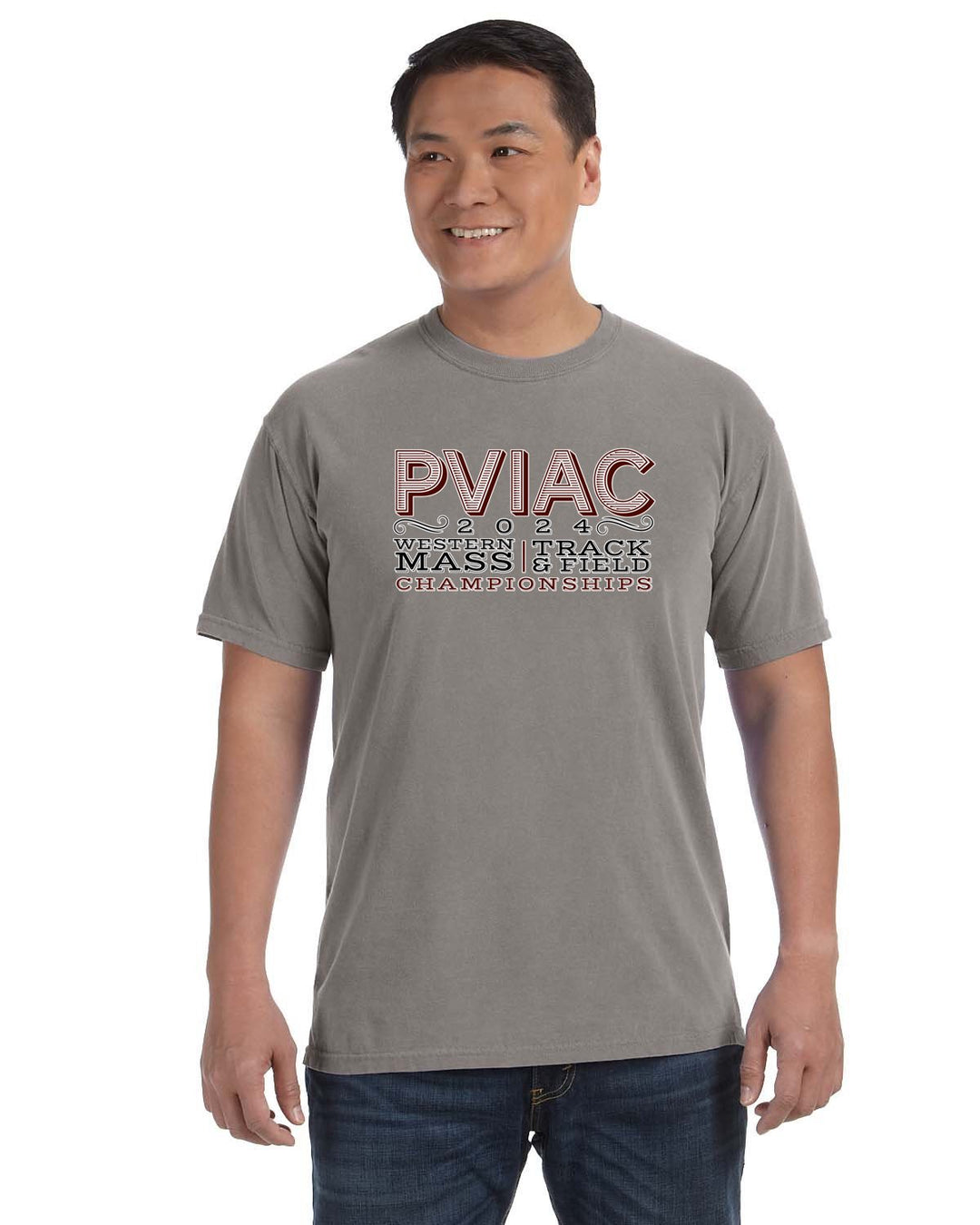 PVIAC Track & Field Championship - Adult Unisex Heavyweight T-Shirt (C1717)