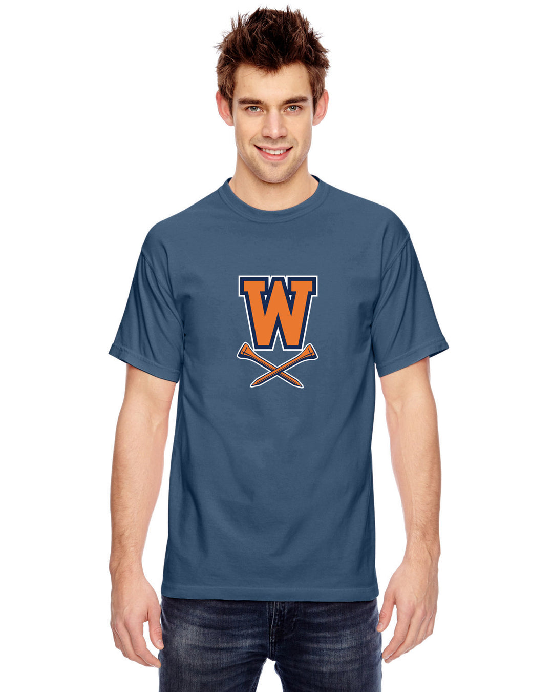 Walpole HS Golf - Comfort Colors Adult Heavyweight T-Shirt - C1717